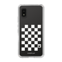 スリムプロテクションケース［ Racing checkered flag White - レーシングチェッカーフラッグ ホワイト ］