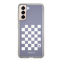 スリムプロテクションケース［ Racing checkered flag White - レーシングチェッカーフラッグ ホワイト ］