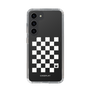 スリムプロテクションケース［ Racing checkered flag White - レーシングチェッカーフラッグ ホワイト ］