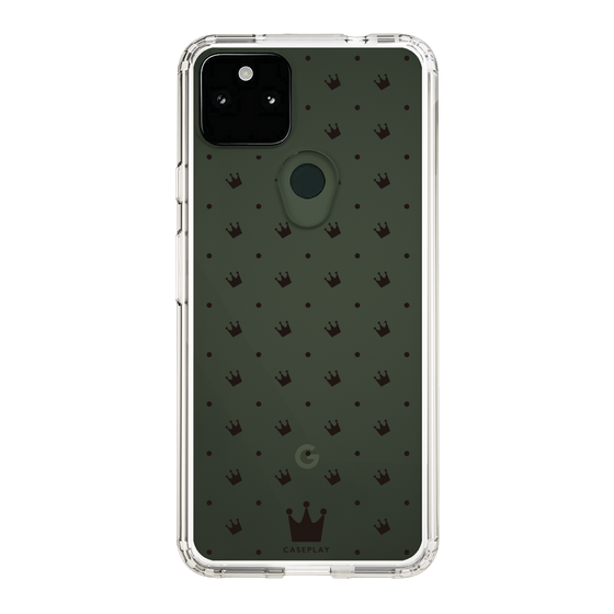 スリムプロテクションケース［ CASEPLAY Crown dots Black - ケースプレイ・クラウン・ドッツ ブラック ］