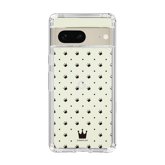 スリムプロテクションケース［ CASEPLAY Crown dots Black - ケースプレイ・クラウン・ドッツ ブラック ］