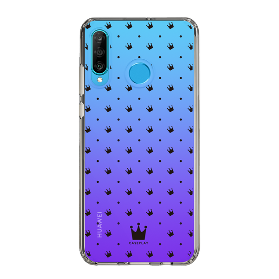 スリムプロテクションケース［ CASEPLAY Crown dots Black - ケースプレイ・クラウン・ドッツ ブラック ］