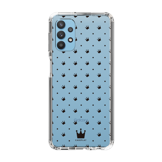 スリムプロテクションケース［ CASEPLAY Crown dots Black - ケースプレイ・クラウン・ドッツ ブラック ］