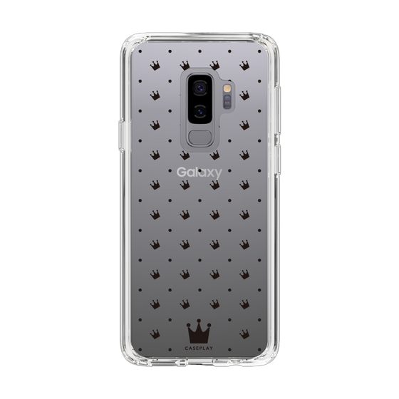 スリムプロテクションケース［ CASEPLAY Crown dots Black - ケースプレイ・クラウン・ドッツ ブラック ］