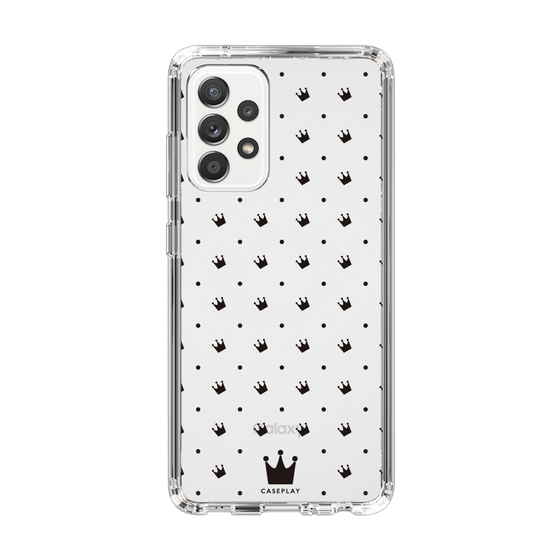 スリムプロテクションケース［ CASEPLAY Crown dots Black - ケースプレイ・クラウン・ドッツ ブラック ］