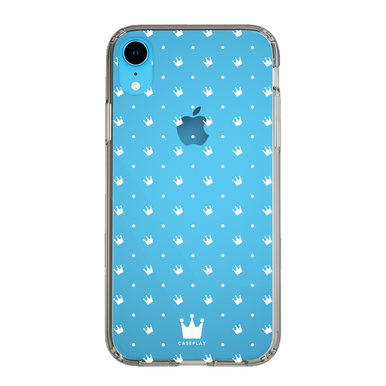 スリムプロテクションケース［ CASEPLAY Crown dots White - ケースプレイ・クラウン・ドッツ ホワイト ］