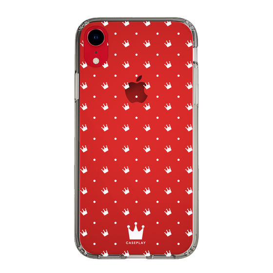 スリムプロテクションケース［ CASEPLAY Crown dots White - ケースプレイ・クラウン・ドッツ ホワイト ］