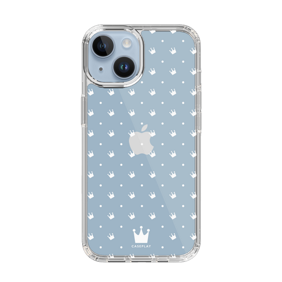 スリムプロテクションケース［ CASEPLAY Crown dots White - ケースプレイ・クラウン・ドッツ ホワイト ］