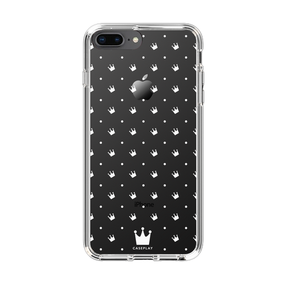 スリムプロテクションケース［ CASEPLAY Crown dots White - ケースプレイ・クラウン・ドッツ ホワイト ］