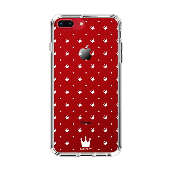 スリムプロテクションケース［ CASEPLAY Crown dots White - ケースプレイ・クラウン・ドッツ ホワイト ］