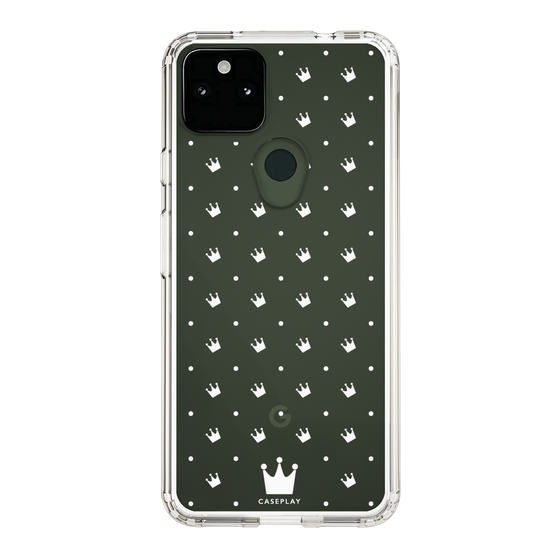 スリムプロテクションケース［ CASEPLAY Crown dots White - ケースプレイ・クラウン・ドッツ ホワイト ］