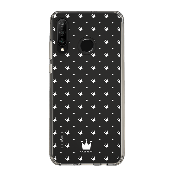 スリムプロテクションケース［ CASEPLAY Crown dots White - ケースプレイ・クラウン・ドッツ ホワイト ］