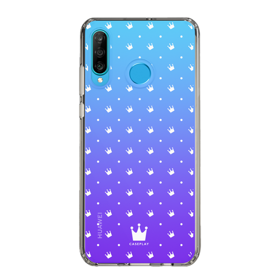 スリムプロテクションケース［ CASEPLAY Crown dots White - ケースプレイ・クラウン・ドッツ ホワイト ］