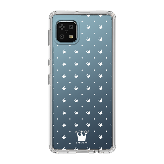 スリムプロテクションケース［ CASEPLAY Crown dots White - ケースプレイ・クラウン・ドッツ ホワイト ］