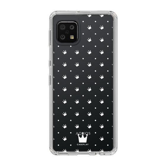 スリムプロテクションケース［ CASEPLAY Crown dots White - ケースプレイ・クラウン・ドッツ ホワイト ］