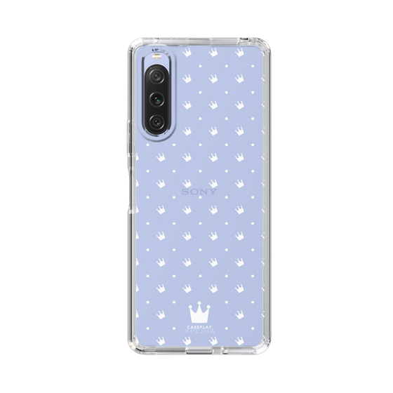 スリムプロテクションケース［ CASEPLAY Crown dots White - ケースプレイ・クラウン・ドッツ ホワイト ］