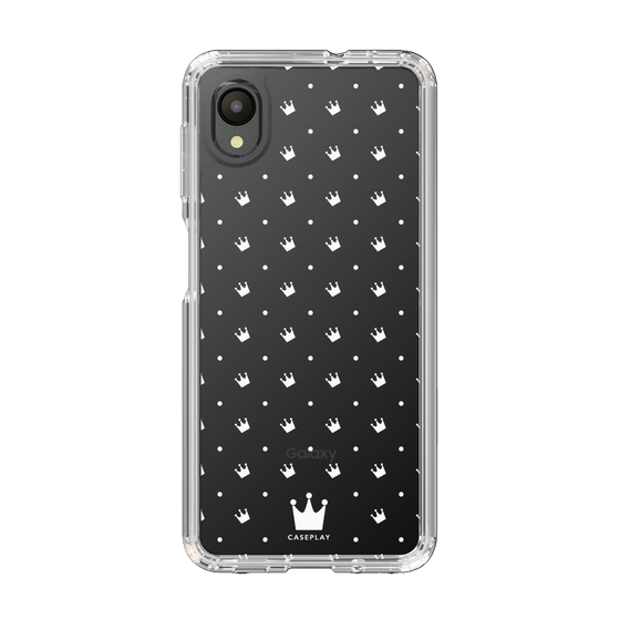 スリムプロテクションケース［ CASEPLAY Crown dots White - ケースプレイ・クラウン・ドッツ ホワイト ］