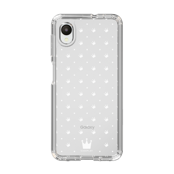 スリムプロテクションケース［ CASEPLAY Crown dots White - ケースプレイ・クラウン・ドッツ ホワイト ］