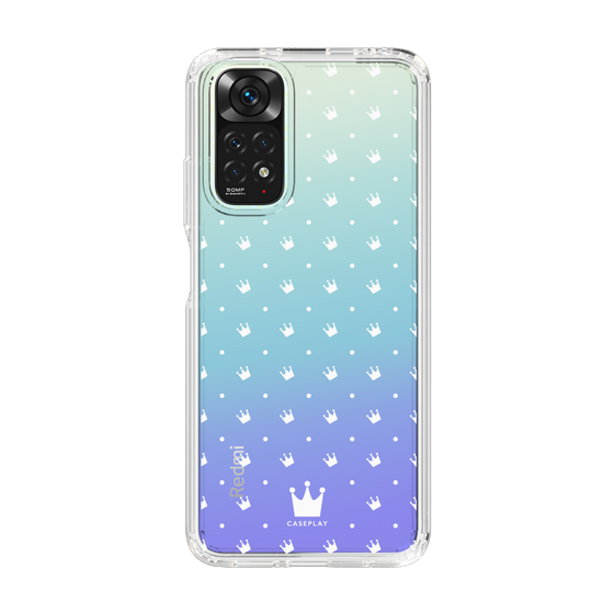 スリムプロテクションケース［ CASEPLAY Crown dots White - ケースプレイ・クラウン・ドッツ ホワイト ］