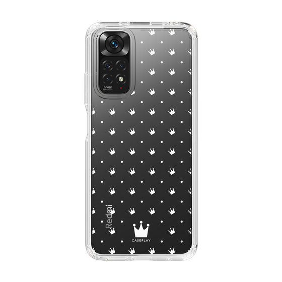 スリムプロテクションケース［ CASEPLAY Crown dots White - ケースプレイ・クラウン・ドッツ ホワイト ］