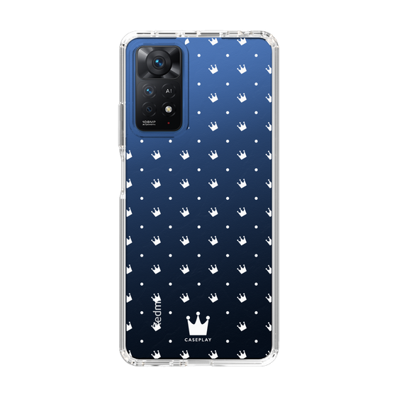 スリムプロテクションケース［ CASEPLAY Crown dots White - ケースプレイ・クラウン・ドッツ ホワイト ］