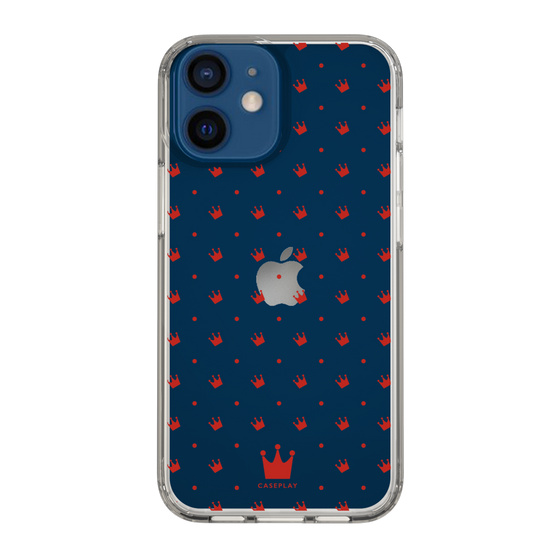 スリムプロテクションケース［ CASEPLAY Crown dots Red - ケースプレイ・クラウン・ドッツ レッド ］