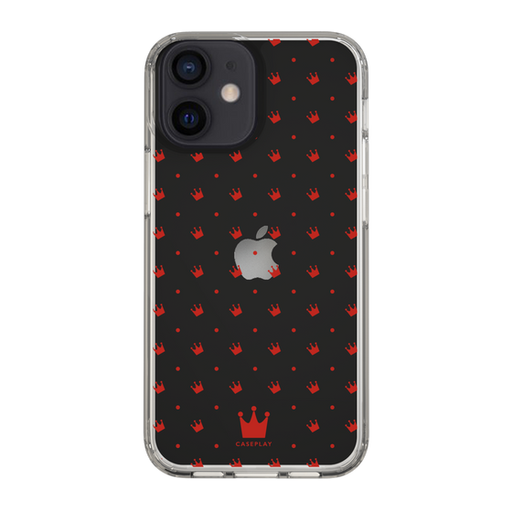 スリムプロテクションケース［ CASEPLAY Crown dots Red - ケースプレイ・クラウン・ドッツ レッド ］