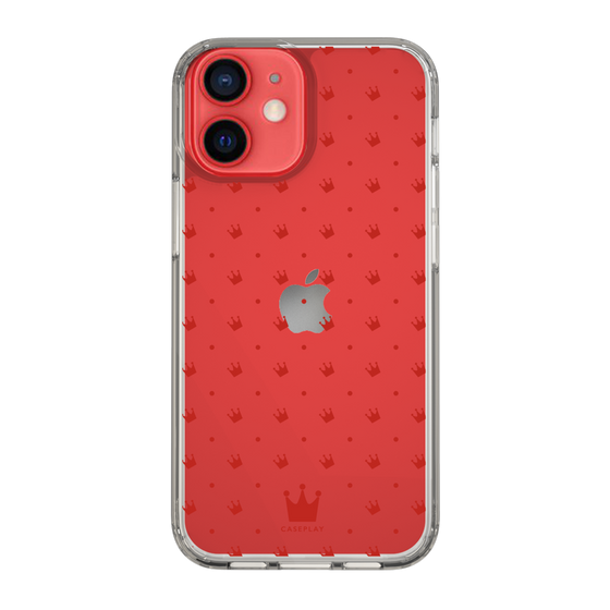 スリムプロテクションケース［ CASEPLAY Crown dots Red - ケースプレイ・クラウン・ドッツ レッド ］