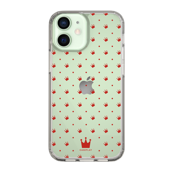 スリムプロテクションケース［ CASEPLAY Crown dots Red - ケースプレイ・クラウン・ドッツ レッド ］