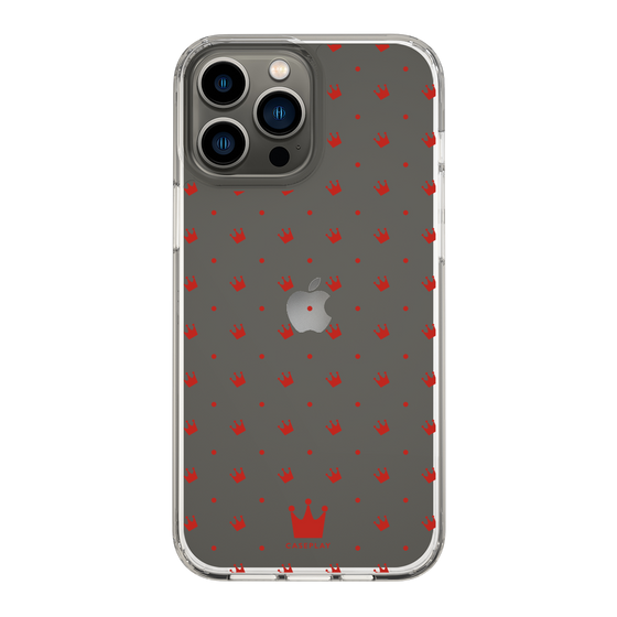 スリムプロテクションケース［ CASEPLAY Crown dots Red - ケースプレイ・クラウン・ドッツ レッド ］