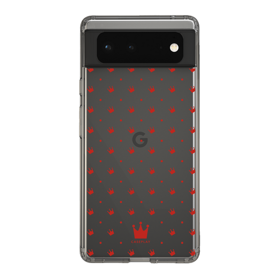 スリムプロテクションケース［ CASEPLAY Crown dots Red - ケースプレイ・クラウン・ドッツ レッド ］