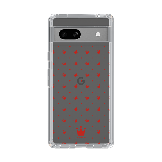 スリムプロテクションケース［ CASEPLAY Crown dots Red - ケースプレイ・クラウン・ドッツ レッド ］