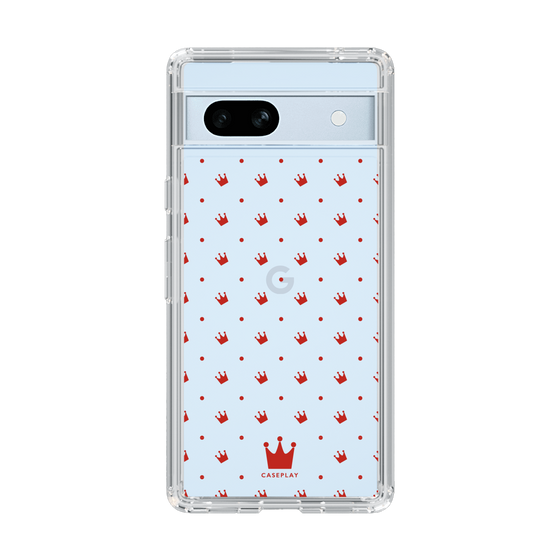 スリムプロテクションケース［ CASEPLAY Crown dots Red - ケースプレイ・クラウン・ドッツ レッド ］