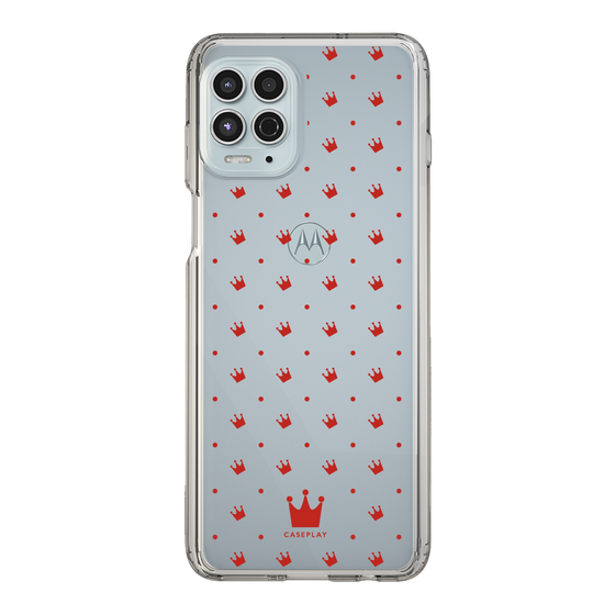 スリムプロテクションケース［ CASEPLAY Crown dots Red - ケースプレイ・クラウン・ドッツ レッド ］
