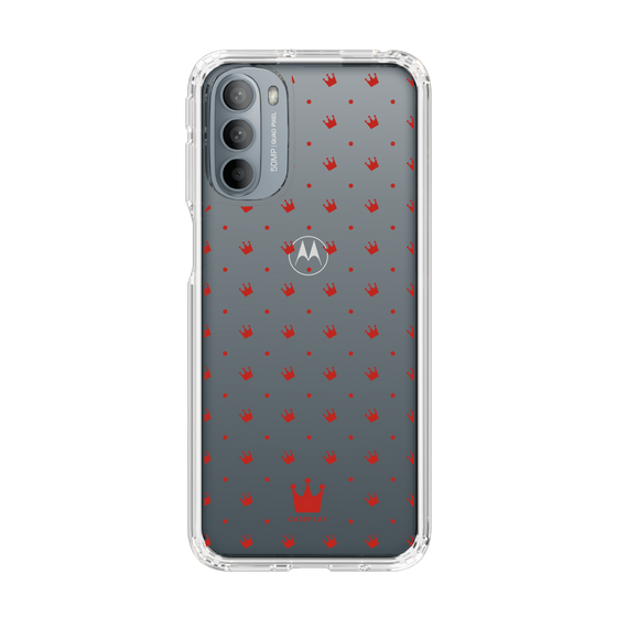 スリムプロテクションケース［ CASEPLAY Crown dots Red - ケースプレイ・クラウン・ドッツ レッド ］