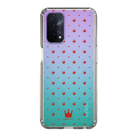 スリムプロテクションケース［ CASEPLAY Crown dots Red - ケースプレイ・クラウン・ドッツ レッド ］