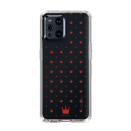 スリムプロテクションケース［ CASEPLAY Crown dots Red - ケースプレイ・クラウン・ドッツ レッド ］