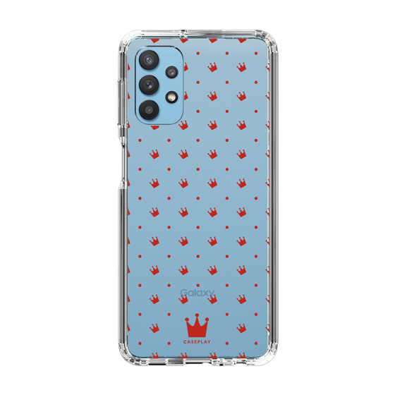 スリムプロテクションケース［ CASEPLAY Crown dots Red - ケースプレイ・クラウン・ドッツ レッド ］