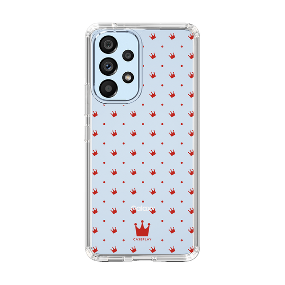 スリムプロテクションケース［ CASEPLAY Crown dots Red - ケースプレイ・クラウン・ドッツ レッド ］