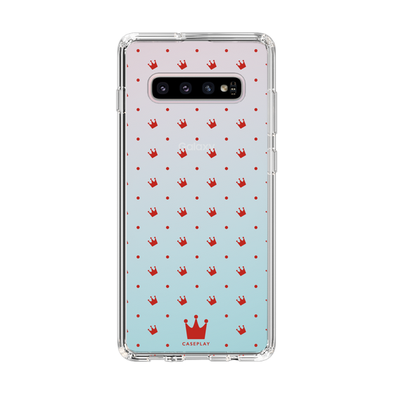 スリムプロテクションケース［ CASEPLAY Crown dots Red - ケースプレイ・クラウン・ドッツ レッド ］