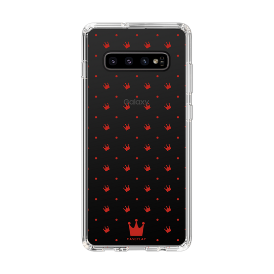 スリムプロテクションケース［ CASEPLAY Crown dots Red - ケースプレイ・クラウン・ドッツ レッド ］