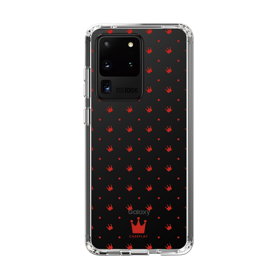 スリムプロテクションケース［ CASEPLAY Crown dots Red - ケースプレイ・クラウン・ドッツ レッド ］