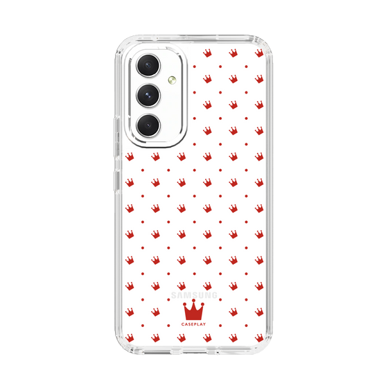 スリムプロテクションケース［ CASEPLAY Crown dots Red - ケースプレイ・クラウン・ドッツ レッド ］