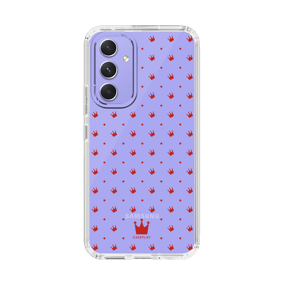 スリムプロテクションケース［ CASEPLAY Crown dots Red - ケースプレイ・クラウン・ドッツ レッド ］