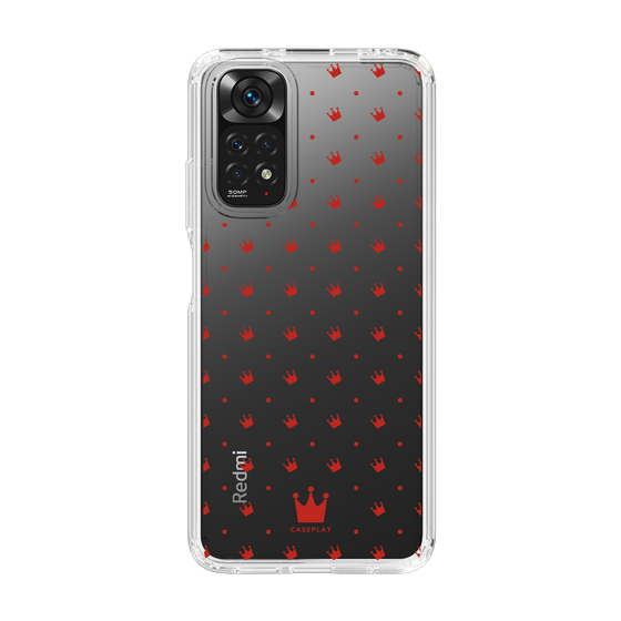 スリムプロテクションケース［ CASEPLAY Crown dots Red - ケースプレイ・クラウン・ドッツ レッド ］