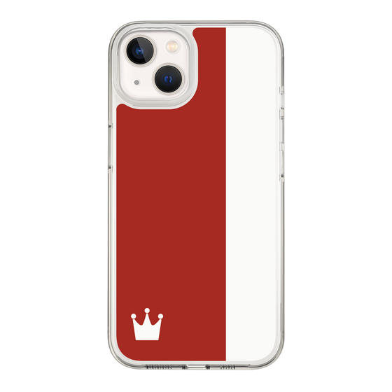 スリムプロテクションケース［ CASEPLAY Bi-Colors Red & White - ケースプレイ・バイカラー レッド＆ホワイト ］