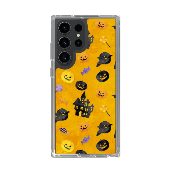 スリムプロテクションケース［ Halloween Party - Orange ］