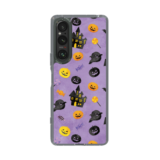スリムプロテクションケース［ Halloween Party - Purple ］
