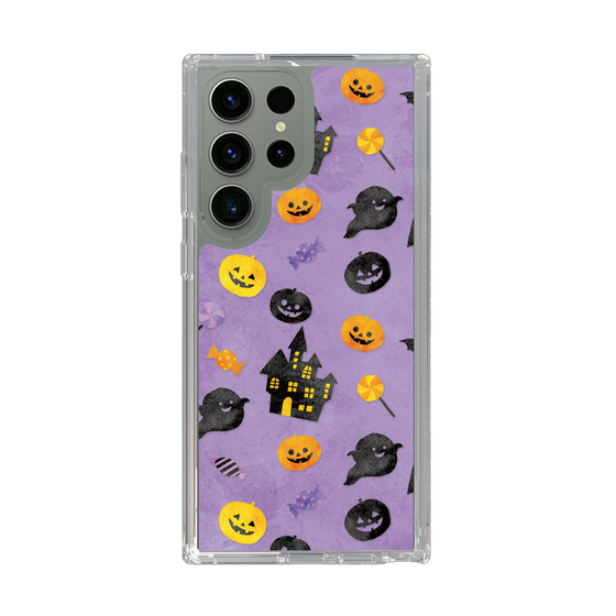 スリムプロテクションケース［ Halloween Party - Purple ］