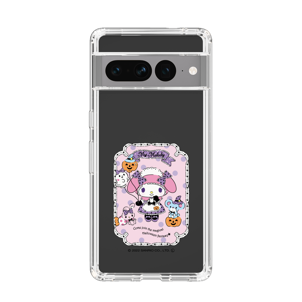 スリムプロテクションケース for Google Pixel 7 Pro［ マイメロディ ? ハロウィンデザイン ? ファンシードレス ］